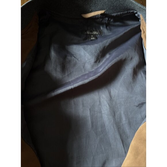 Tasso Ella Men’s XL Fall Jacket Tan Suade And Gray Wool - Picture 8 of 8